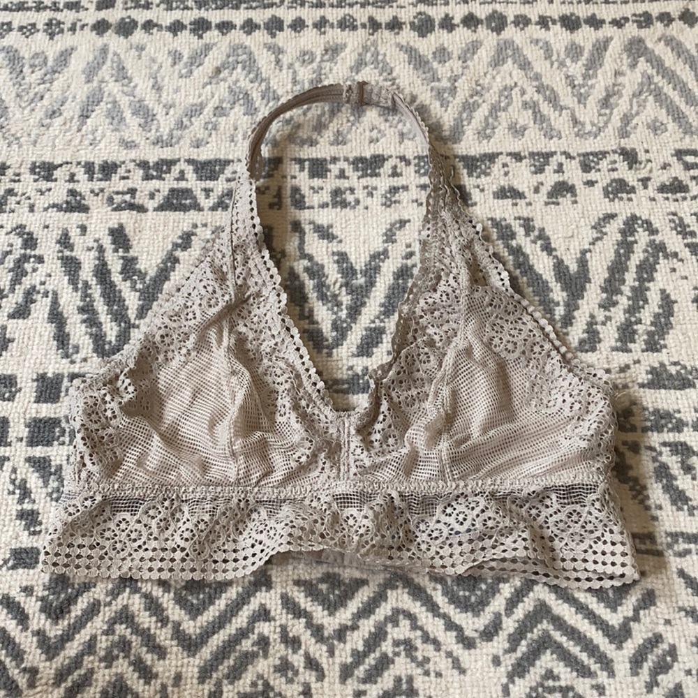 Aerie Tan Halter bralette
